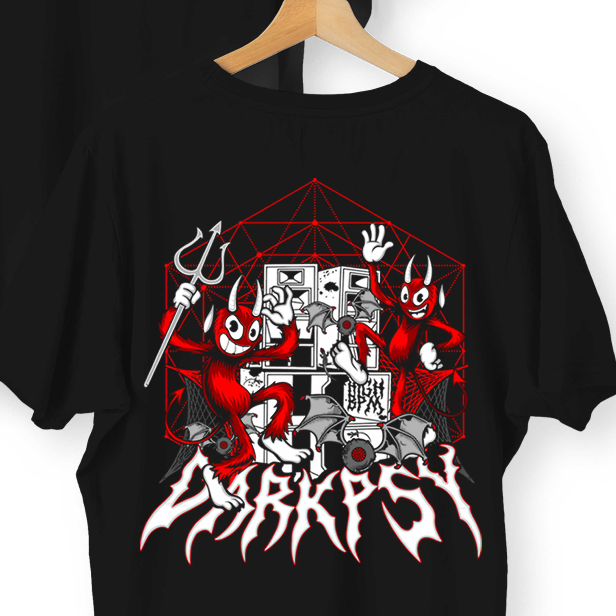 Camisa The Devil - Darkpsy Mod. RED - Imagem 2
