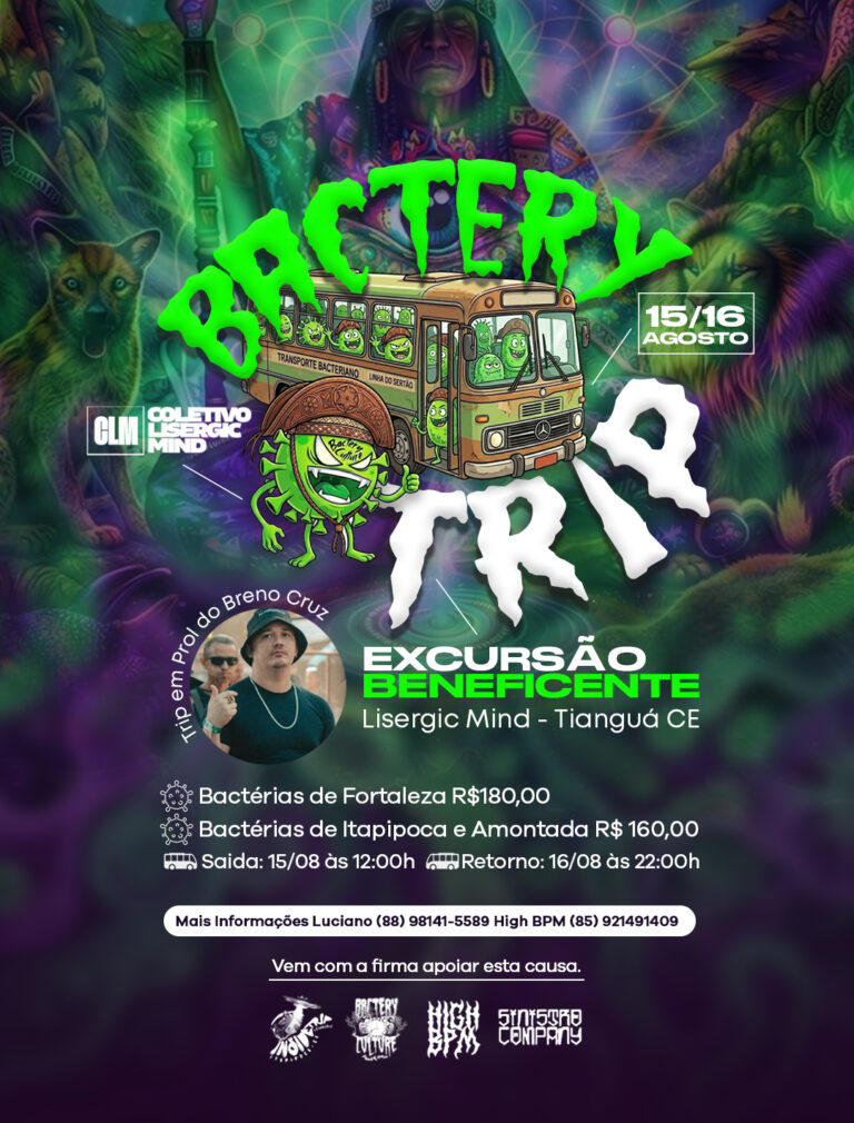Excursão + Ingresso Lisergc Mind - Fortaleza p/ Ibiapina-Ce